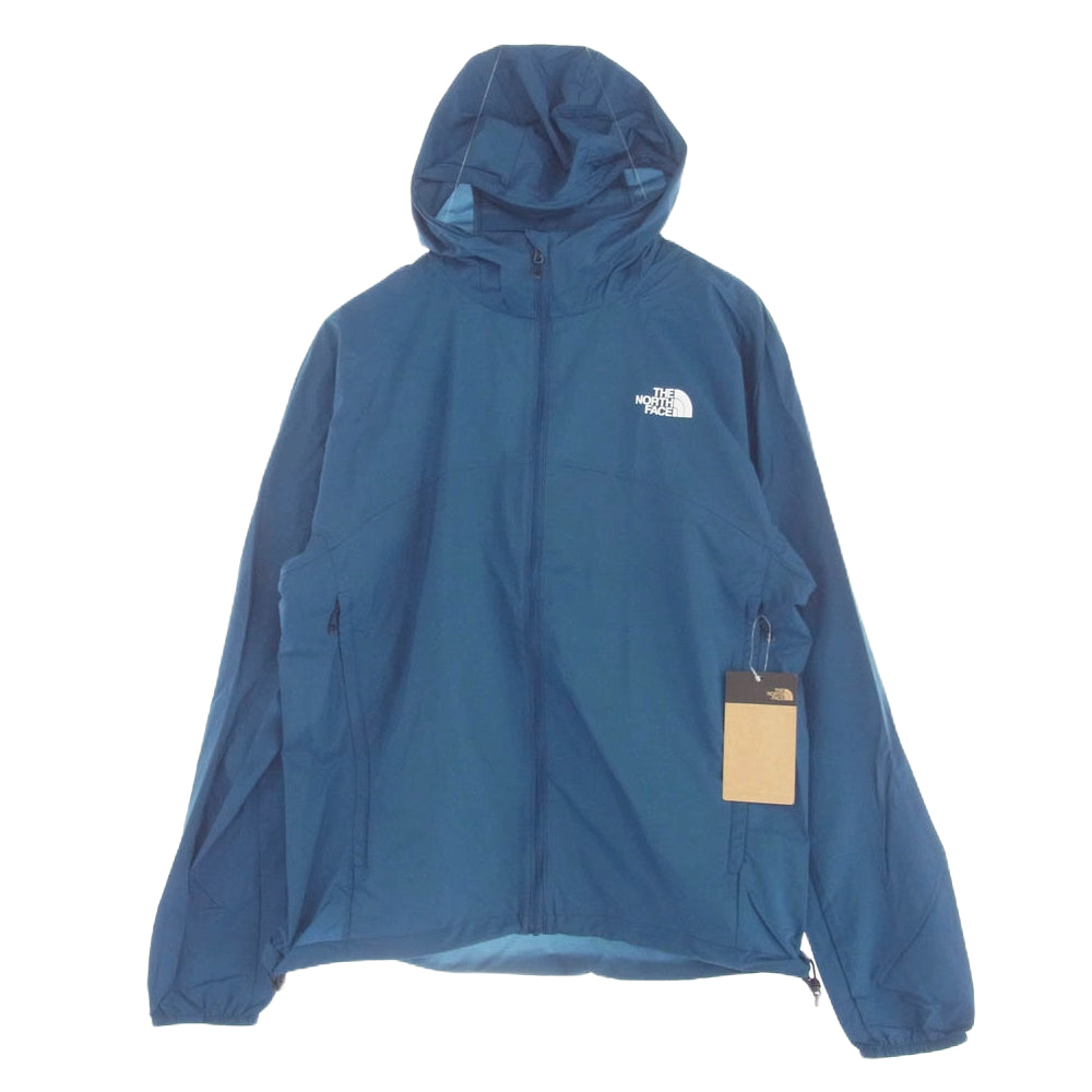 THE NORTH FACE ノースフェイス NP22202 SWALLOWTAIL HOODIE スワローテイル フーディー ロゴ ジップアップ ジャケット ブルー系 XL【新古品】【未使用】【中古】