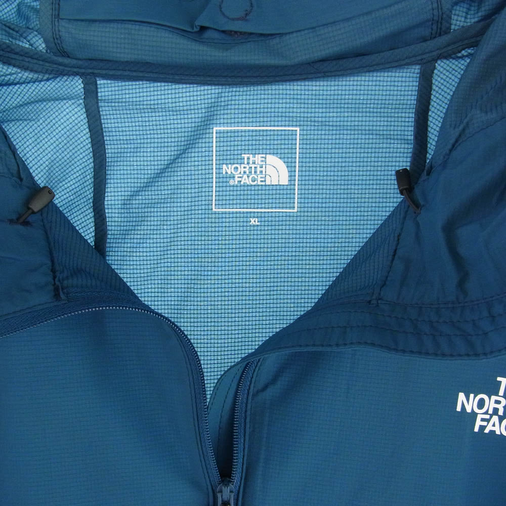 THE NORTH FACE ノースフェイス NP22202 SWALLOWTAIL HOODIE スワローテイル フーディー ロゴ ジップアップ ジャケット ブルー系 XL【新古品】【未使用】【中古】