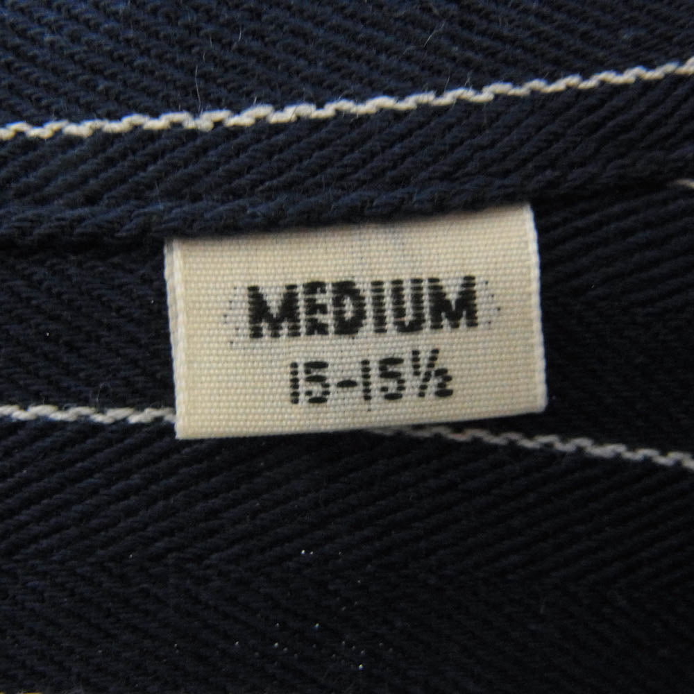 SUGAR CANE シュガーケーン SC28652 COKE STRIPE L/S WORK SHIRT コークストライプ ワーク 長袖 シャツ ダークネイビー系 ホワイト系 M【新古品】【未使用】【中古】