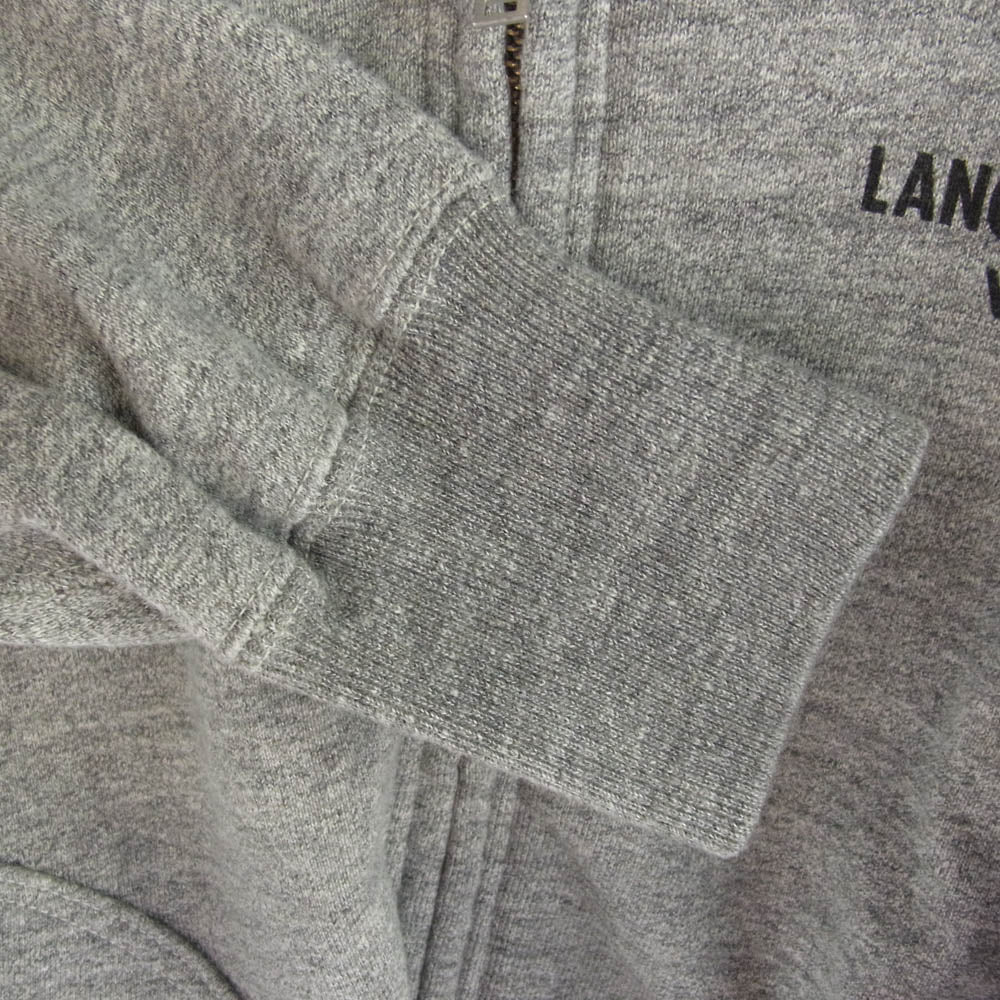Buzz Rickson's バズリクソンズ BR65599 FULL ZIP SWEAT PARKA U.S. AIR FORCE ジップ アップ プリント スウェット パーカー グレー系 L【新古品】【未使用】【中古】