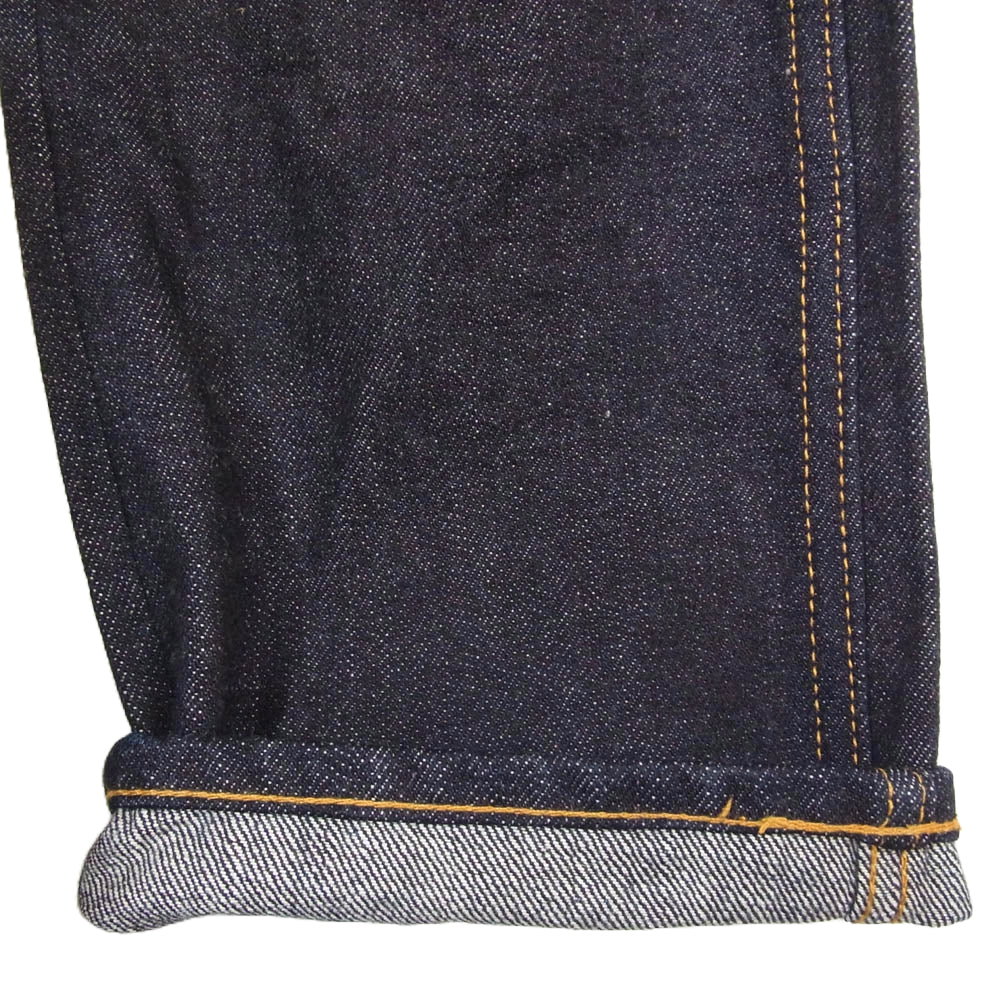 ONI DENIM 鬼デニム ONI-107 Low Tension Denim 15oz Bush Pants ローテンション ボタンフライ デニム ブッシュ パンツ S インディゴブルー系 S【新古品】【未使用】【中古】