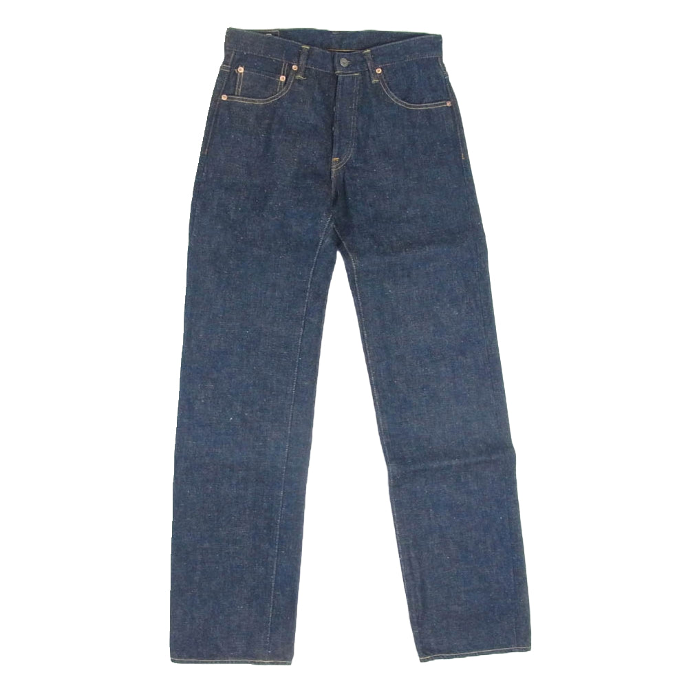 ONI DENIM 鬼デニム ONI-266ZR-ECRU 20oz 緯糸 エクリュ シークレット リラックス ストレート デニム パンツ W30 インディゴブルー系 30【極上美品】【中古】