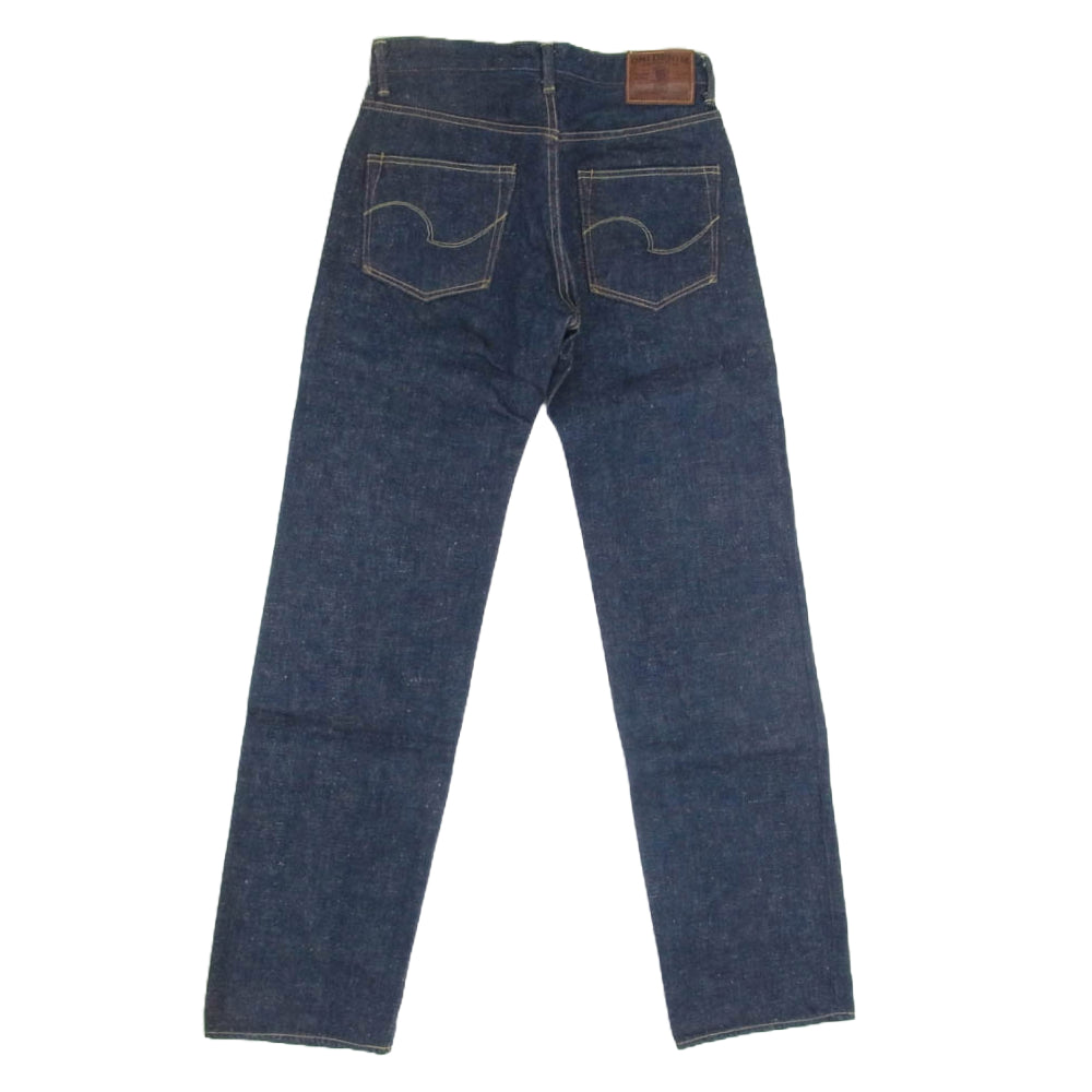 ONI DENIM 鬼デニム ONI-266ZR-ECRU 20oz 緯糸 エクリュ シークレット リラックス ストレート デニム パンツ W30 インディゴブルー系 30【極上美品】【中古】