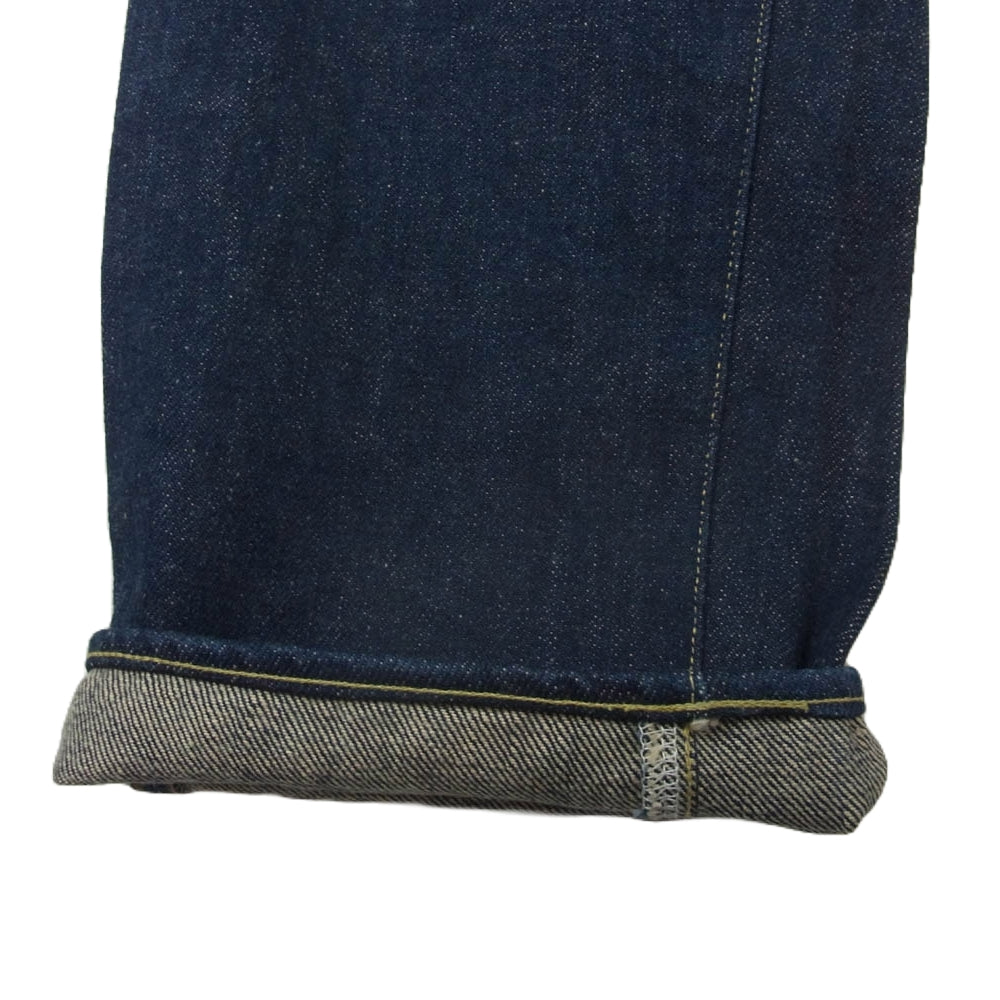 ONI DENIM 鬼デニム ONI-266ZR-ECRU 20oz 緯糸 エクリュ シークレット リラックス ストレート デニム パンツ W36 インディゴブルー系 36【極上美品】【中古】