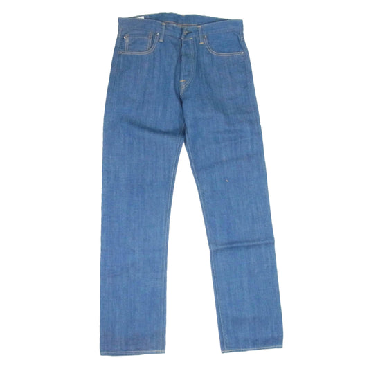 ONI DENIM 鬼デニム ONI-570-OFBD 13.7oz. オールドフェードブルーデニム クラシックストレート ワンウォッシュ デニム パンツ W31 インディゴブルー系 31【極上美品】【中古】