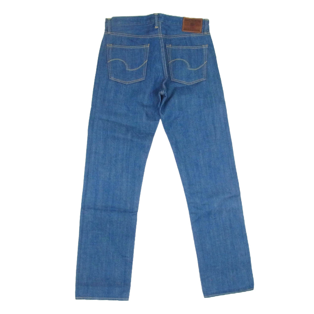 ONI DENIM 鬼デニム ONI-570-OFBD 13.7oz. オールドフェードブルーデニム クラシックストレート ワンウォッシュ デニム パンツ W31 インディゴブルー系 31【極上美品】【中古】