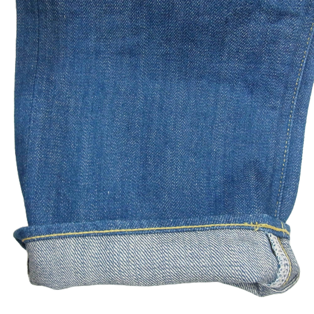 ONI DENIM 鬼デニム ONI-570-OFBD 13.7oz. オールドフェードブルーデニム クラシックストレート ワンウォッシュ デニム パンツ W31 インディゴブルー系 31【極上美品】【中古】