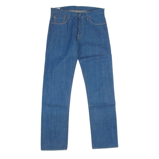 ONI DENIM 鬼デニム ONI-570-OFBD 13.7oz. オールドフェードブルーデニム クラシックストレート ワンウォッシュ デニム パンツ W32 インディゴブルー系 32【極上美品】【中古】