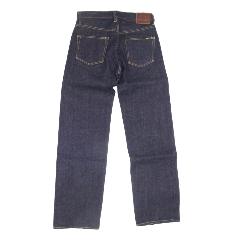 ONI DENIM 鬼デニム ONI-200 Wide Straight 15oz Low Tension Denim 15オンス ローテンション ワイド ストレート デニム パンツ W32 インディゴブルー系 32【新古品】【未使用】【中古】