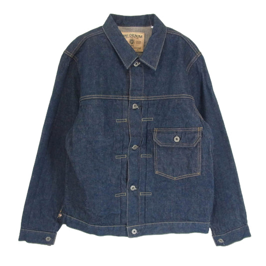 ONI DENIM 鬼デニム 24AW ONI-01507L-Ishikawadai 15oz. 石川台デニム 1stタイプ デニム ジャケット ワンウォッシュ インディゴブルー系 42【新古品】【未使用】【中古】