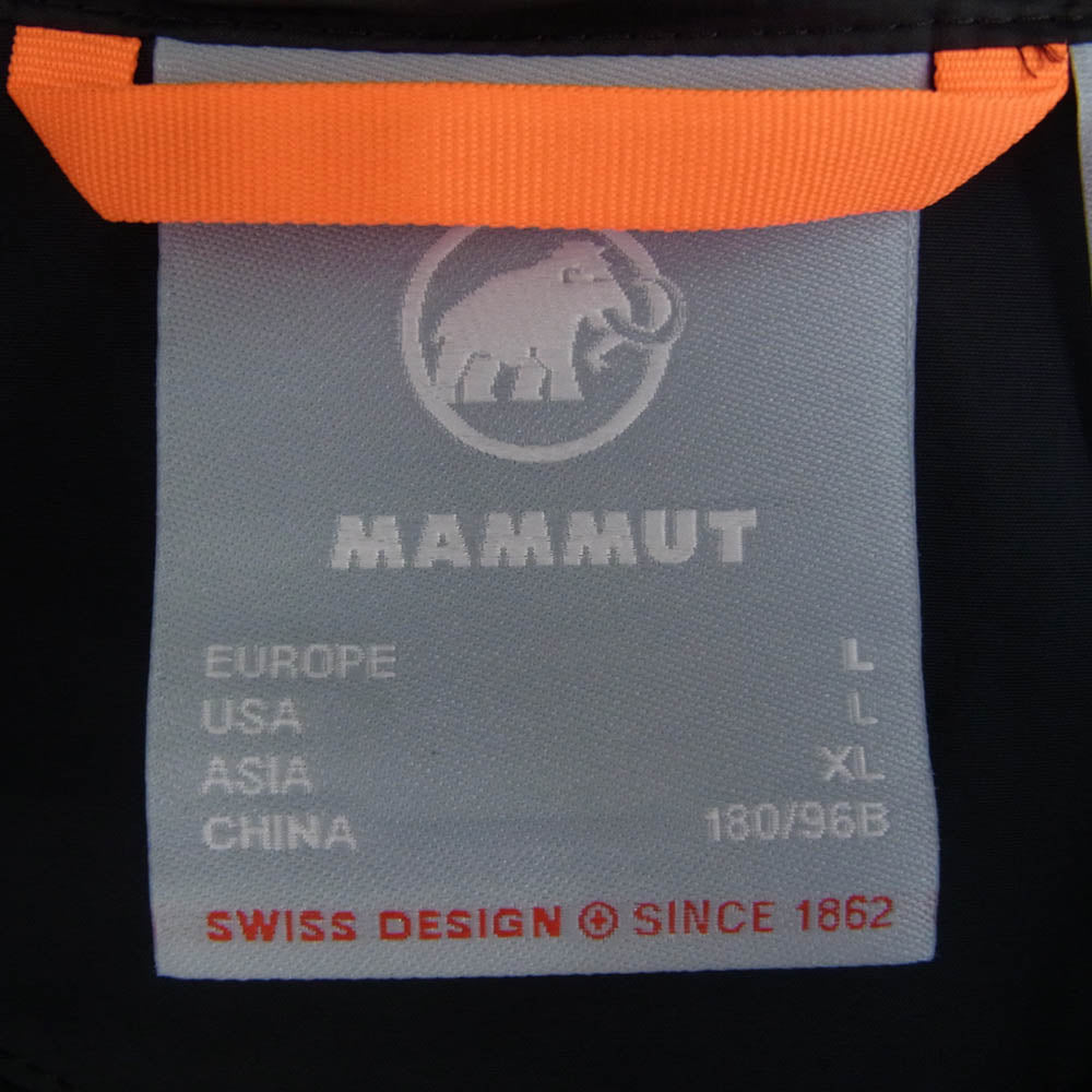 Mammut マムート 1011-01950 Mountain SO Parka AF Men マウンテン ソフトシェル パーカー アジアン フィット ナイロン ジャケット ブラック系 L【新古品】【未使用】【中古】