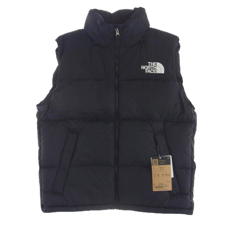 THE NORTH FACE ノースフェイス ND92338 NUPTSE VEST ヌプシ ダウン ベスト ブラック系 M【新古品】【未使用】【中古】