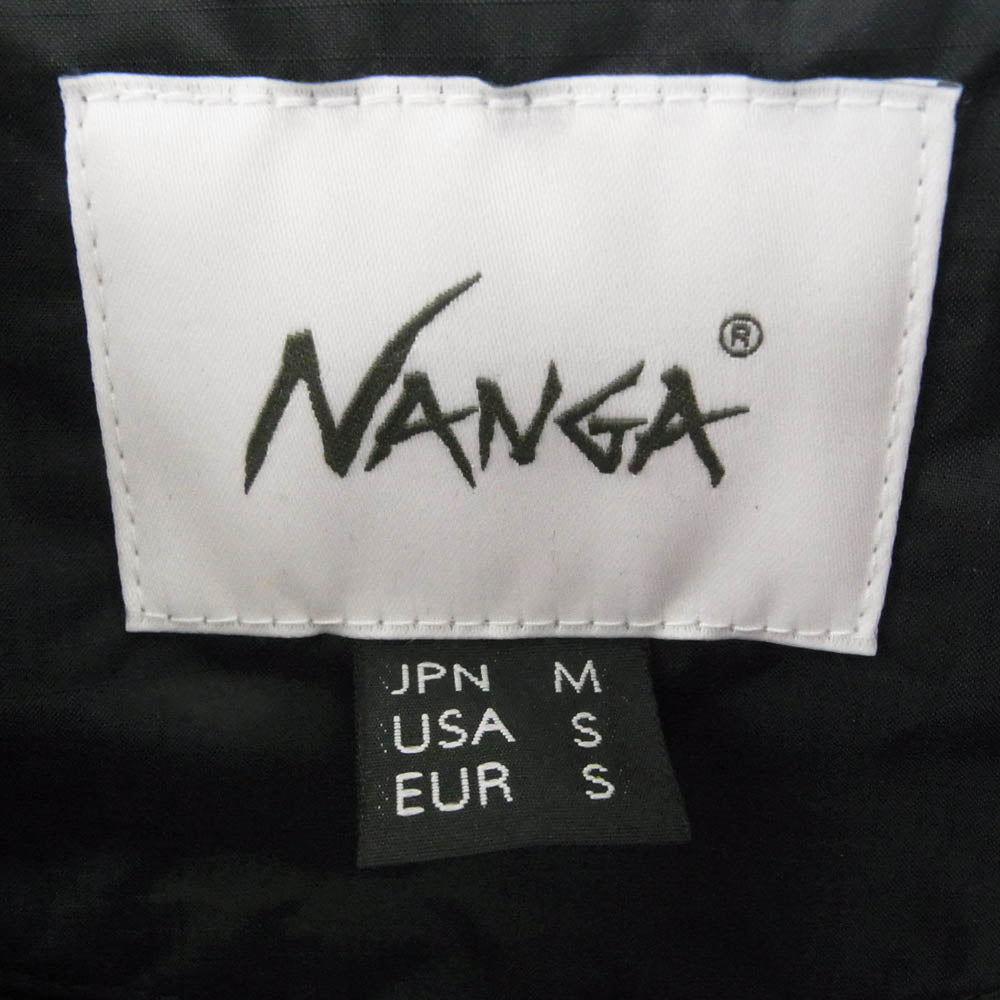 NANGA ナンガ 23AW N1AJBKF2 AURORA DOWN JACKET オーロラ ダウン ジャケット ブラック系 M【新古品】【未使用】【中古】