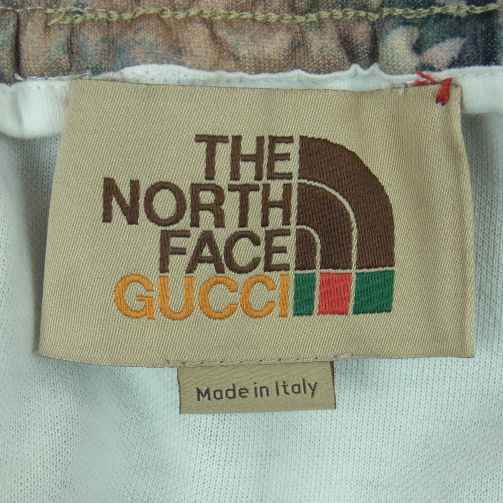 GUCCI グッチ 671446 XJDQ8 THE NORTH FACE ノースフェイス 21AW Jogging Pant ジョギング ジョガー スウェット パンツ グリーン系 カーキ系 XXL【中古】