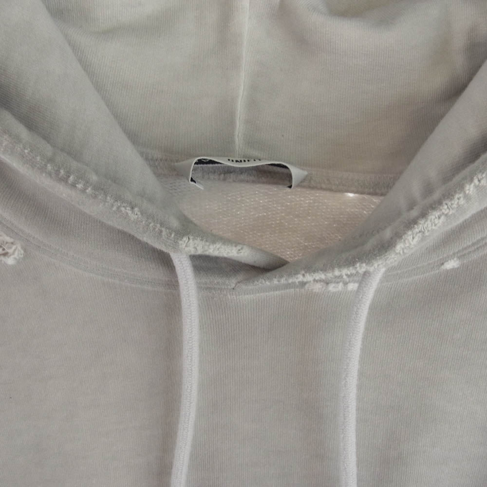 BALENCIAGA バレンシアガ 22SS 697879 TMV89 Metal Hoodie Oversized メタルロゴプリントフーディ オーバーサイズ プルオーバー パーカー?? グレー系 2【中古】