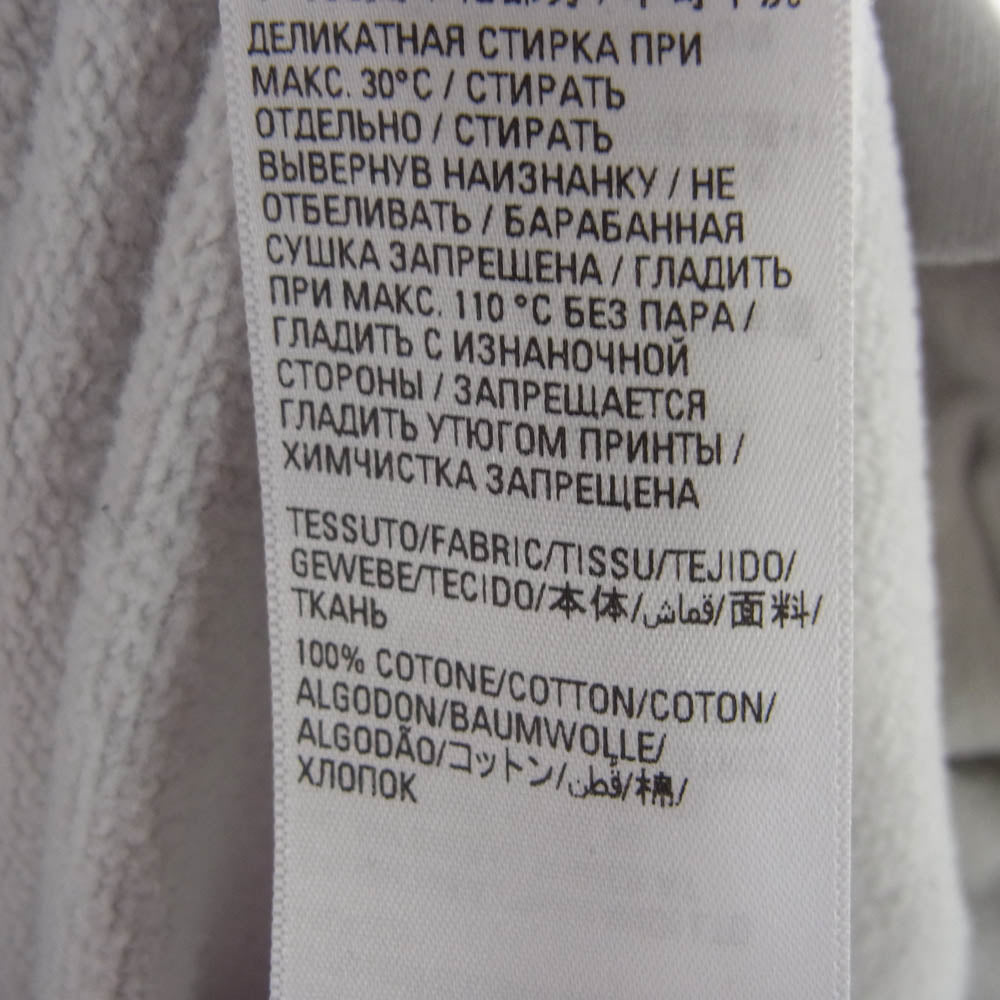 BALENCIAGA バレンシアガ 22SS 697879 TMV89 Metal Hoodie Oversized メタルロゴプリントフーディ オーバーサイズ プルオーバー パーカー?? グレー系 2【中古】