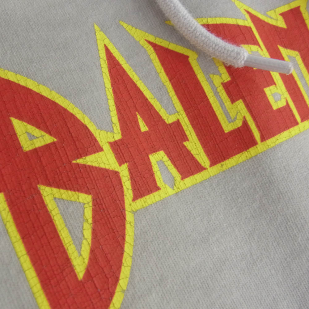 BALENCIAGA バレンシアガ 22SS 697879 TMV89 Metal Hoodie Oversized メタルロゴプリントフーディ オーバーサイズ プルオーバー パーカー?? グレー系 2【中古】