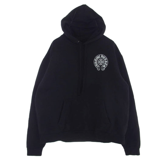 CHROME HEARTS クロムハーツ（原本無） 大阪限定 ホースシュー プルオーバー パーカー フーディー ブラック系 XL【中古】