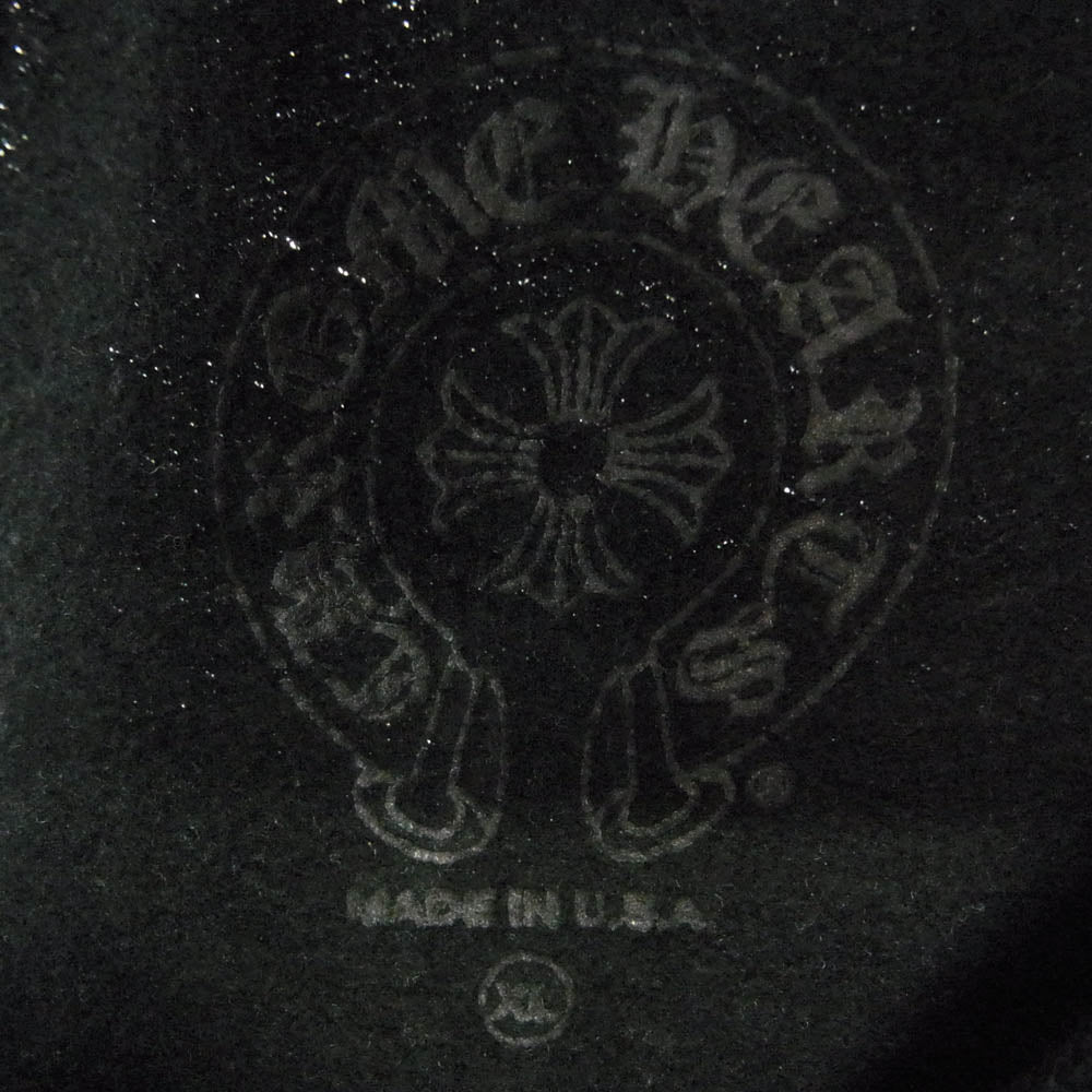 CHROME HEARTS クロムハーツ（原本無） 大阪限定 ホースシュー プルオーバー パーカー フーディー ブラック系 XL【中古】