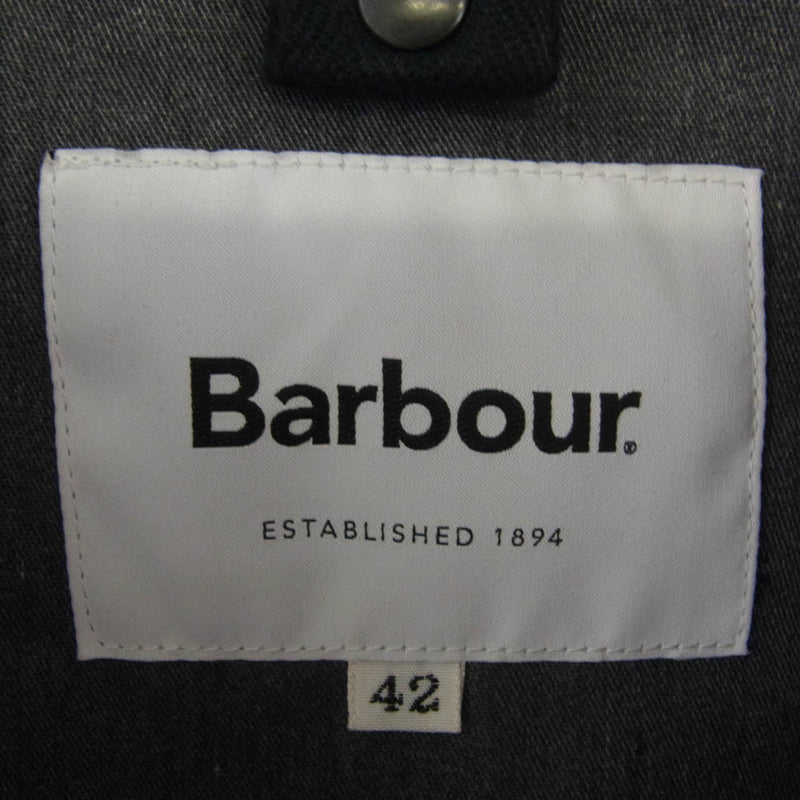 Barbour バブアー 2102327 BEDALE SL 3LAYER ビデイル スリーレイヤー ノンワックス ジャケット ネイビー系 42【中古】