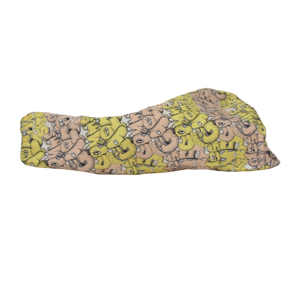 コムデギャルソンシャツ 21AW × KAWS ナップサック ワンショルダー バッグ 総柄 イエロー系【中古】