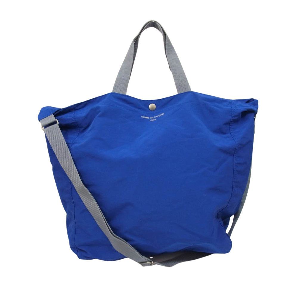 COMME des GARCONS HOMME コムデギャルソンオム HA-K206 2WAY ナイロン ショルダー バッグ ハンド バッグ ブルー系【中古】