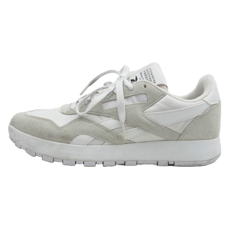 MAISON MARGIELA メゾンマルジェラ S37WS0586 × REEBOK PROJECT 0 CL NYLON タビ スニーカー ホワイト系 27.5cm【中古】