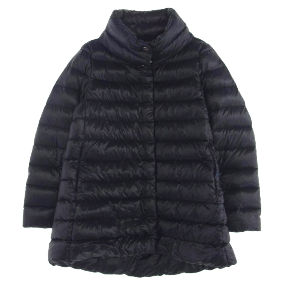 Herno ヘルノ PI02505D-12017 AMELIA アメリア ダウン ジャケット コート ネイビー系 46【中古】