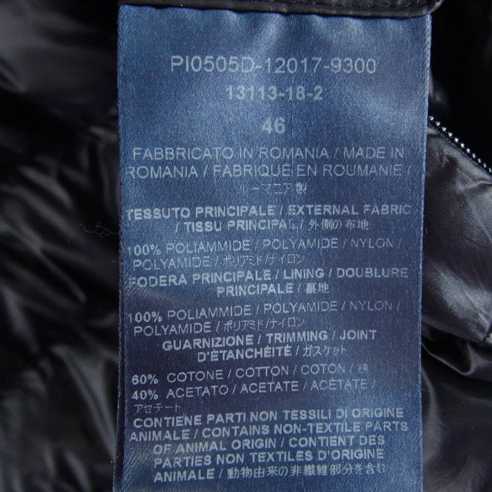 Herno ヘルノ PI02505D-12017 AMELIA アメリア ダウン ジャケット コート ネイビー系 46【中古】