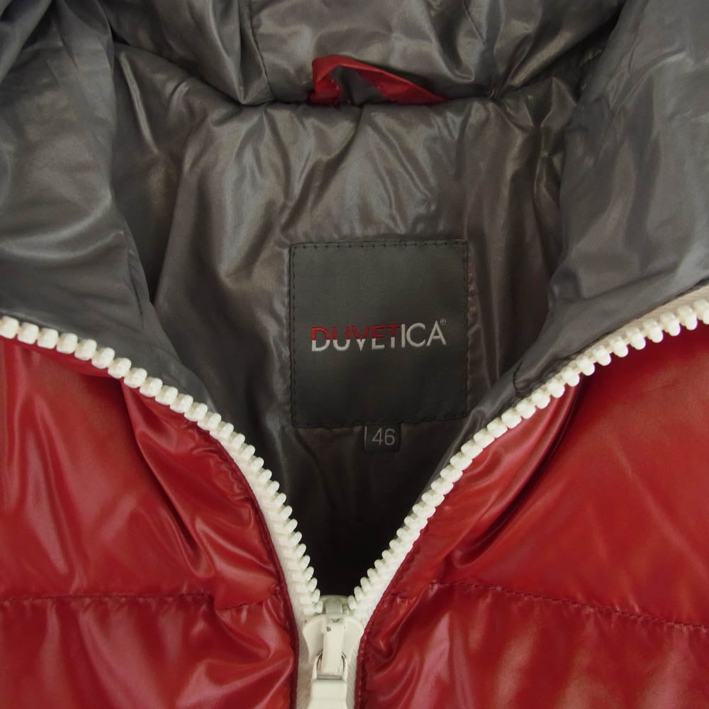 DUVETICA デュベティカ ディオニシオ レッド ダウンジャケット レッド系 46【美品】【中古】