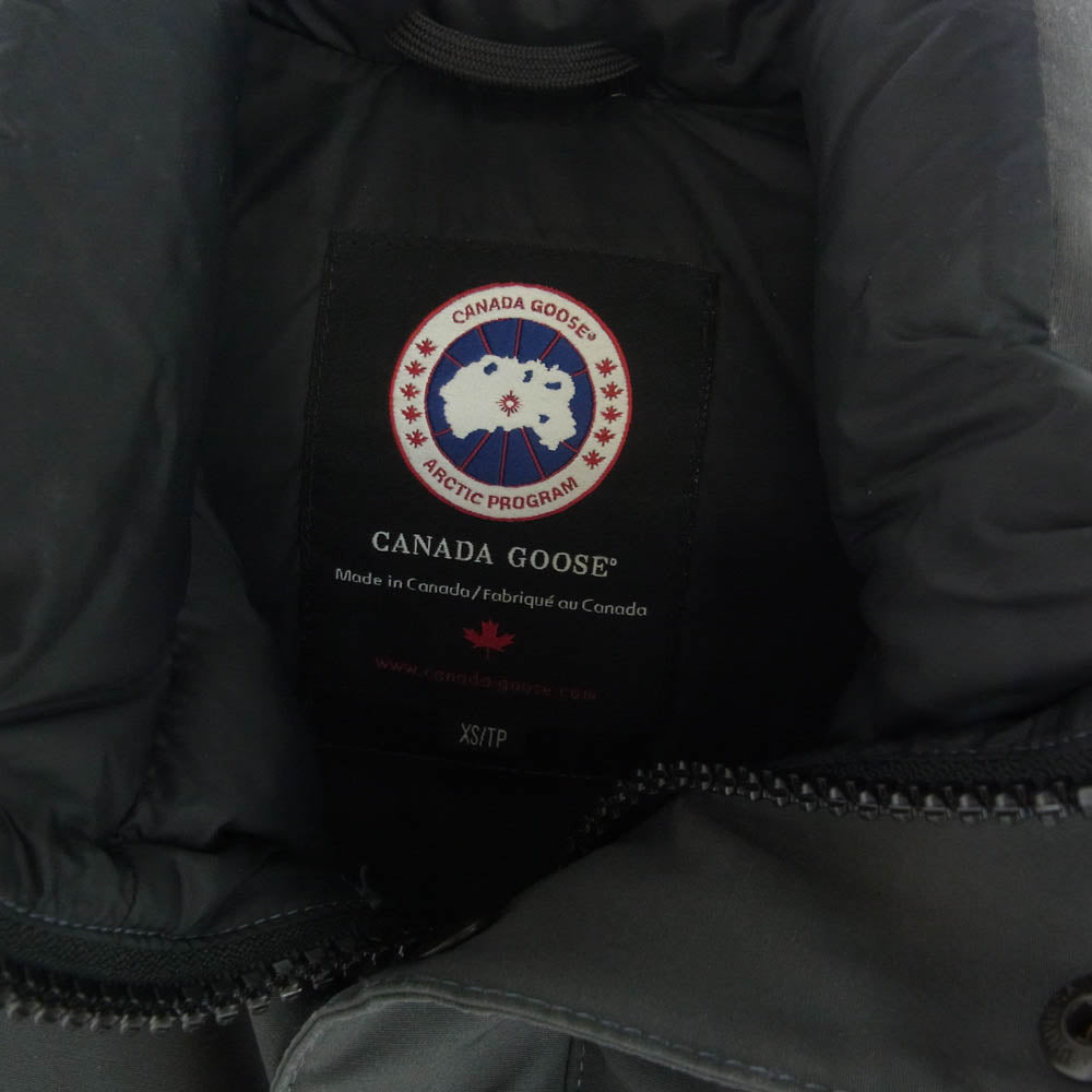 CANADA GOOSE カナダグース 4150JM 国内正規品 グリフィンインターナショナル FREESTYLE VEST フリースタイル ダウン ベスト ダークグレー系 XS【中古】