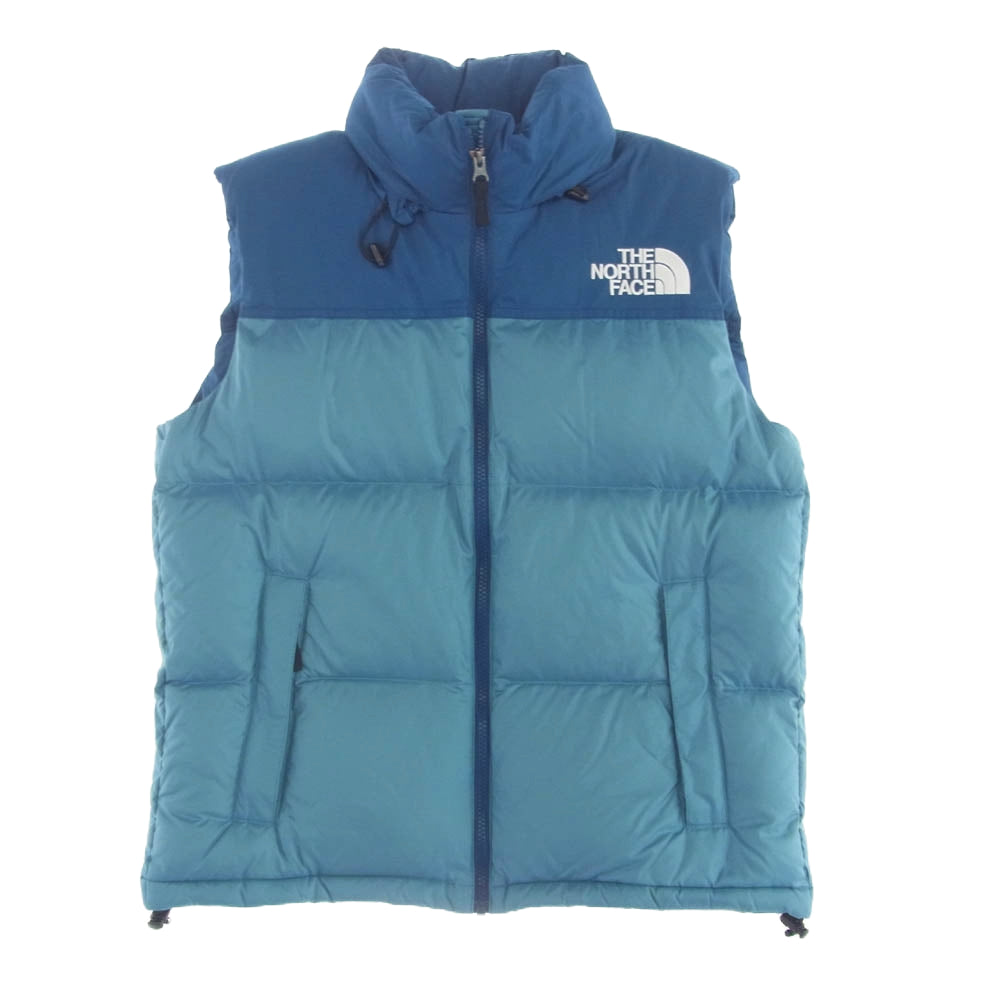 THE NORTH FACE ノースフェイス ND91843 Nuptse Vest ヌプシ ダウン ベスト ブルー系 L【極上美品】【中古】