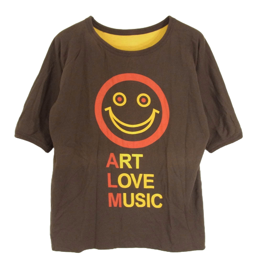ア ラブ ムーブメント ALM リバーシブル 半袖 Tシャツ イエロー系 M【中古】