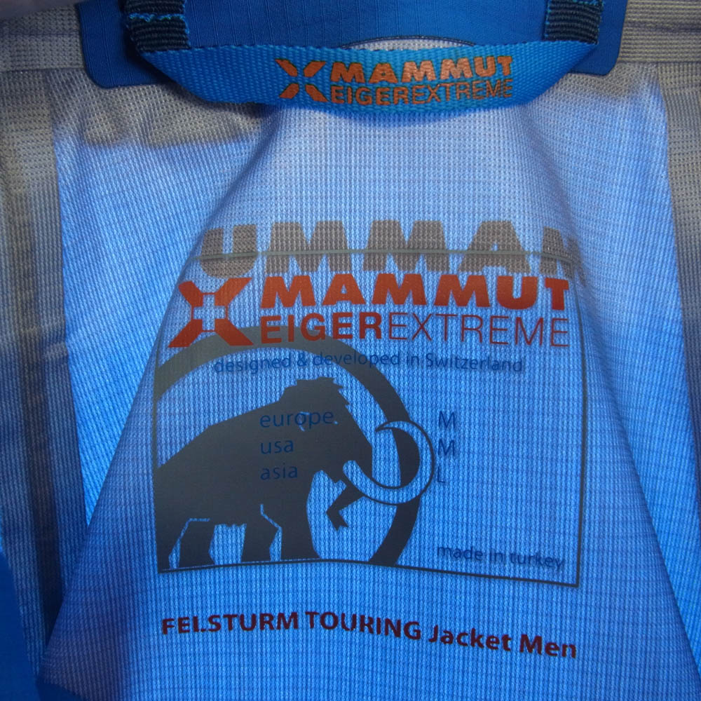 Mammut マムート 1010-12580 Felsturm Touring Jacket フェルストゥルム ツアーリング ジャケット マウンテンパーカー ブルー系 M【中古】