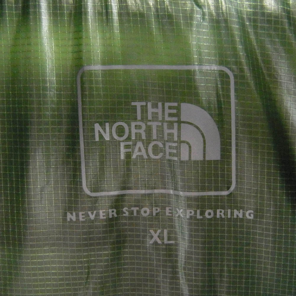 THE NORTH FACE ノースフェイス ND91600 Alpine Nuptse Hoodie アルパイン ヌプシ フーデッド ダウン ジャケット グリーン系 XL【中古】