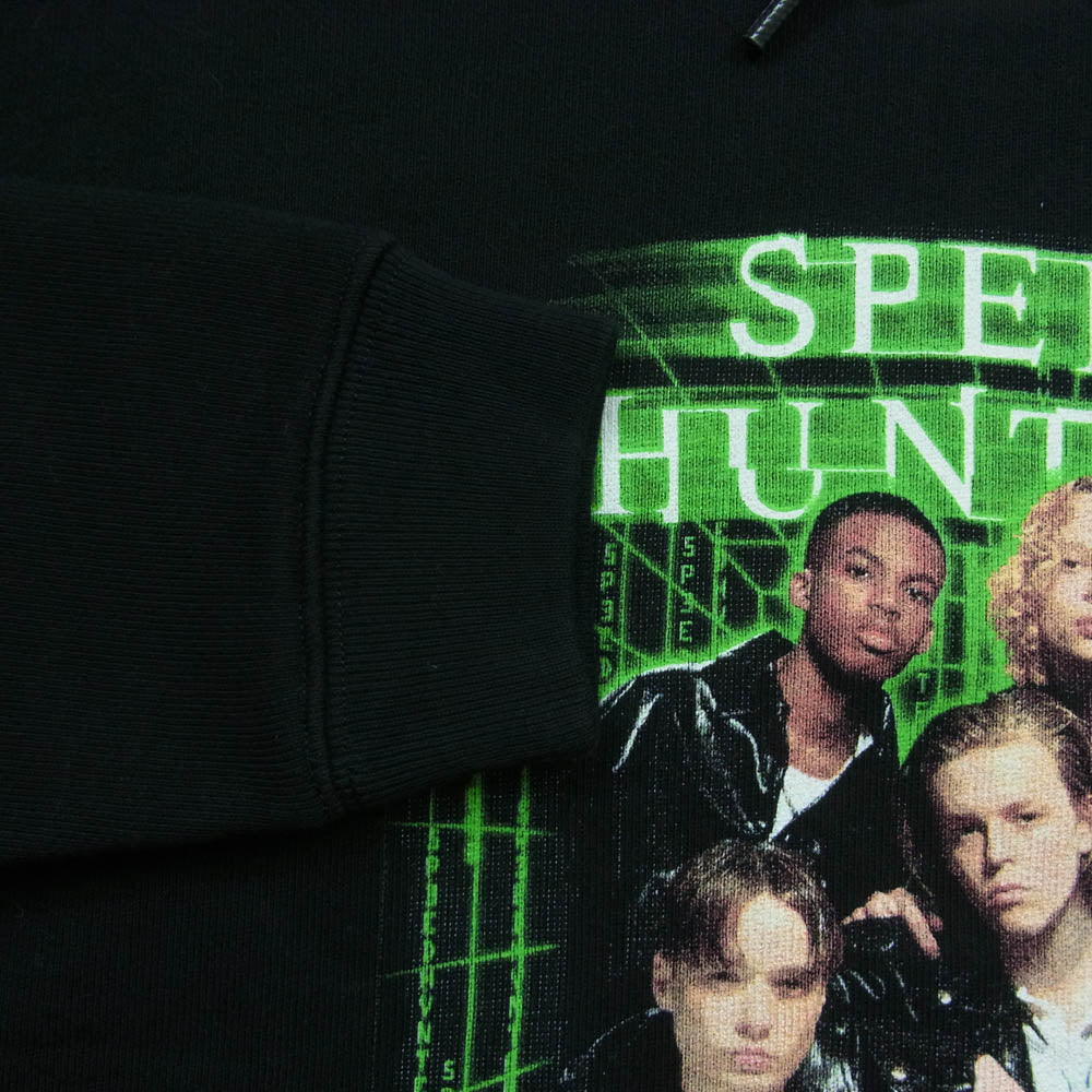 BALENCIAGA バレンシアガ 19SS 556095 TDV15 SPEEDHUNTERS PRINT スピードハンターズ プリント スウェット パーカー ブラック系 S【美品】【中古】