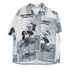 PORTER CLASSIC ポータークラシック PC-024-2705 DISNEY V/P PC ALOHA COLLECTION ALOHA SHIRT DONALD DUCK ディズニー ビンテージ ポスター PC アロハコレクション アロハ シャツ ドナルドダック グレー系 XL【新古品】【未使用】【中古】