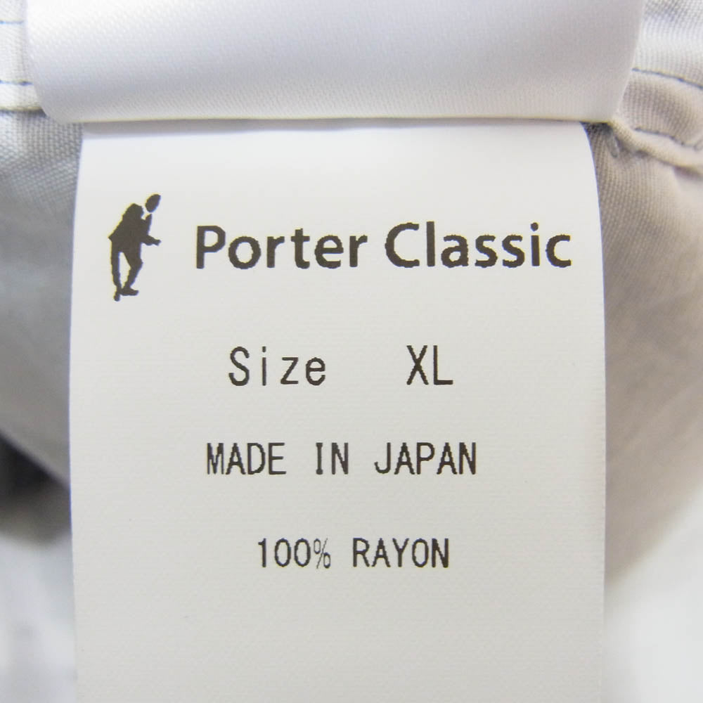 PORTER CLASSIC ポータークラシック PC-024-2705 DISNEY V/P PC ALOHA COLLECTION ALOHA SHIRT DONALD DUCK ディズニー ビンテージ ポスター PC アロハコレクション アロハ シャツ ドナルドダック グレー系 XL【新古品】【未使用】【中古】