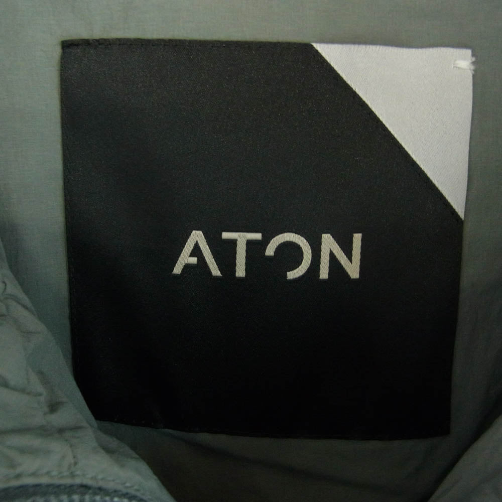 ATON エイトン 6951614 VENTILE NYLON MOUNTAIN PARKA ベンタイル ナイロン マウンテンパーカー モスグリーン系【新古品】【未使用】【中古】