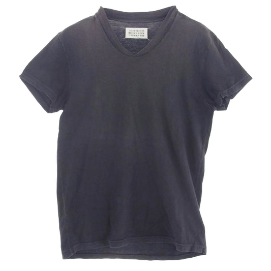 MAISON MARTIN MARGIELA メゾンマルタンマルジェラ 10ライン ここのえタグ Vネック 半袖 カットソー Tシャツ グレー系【中古】
