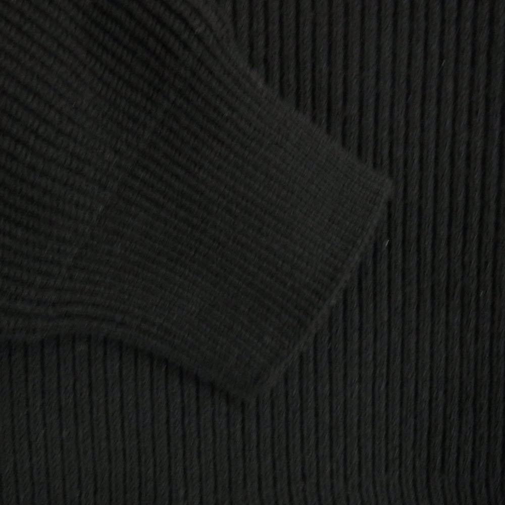 MAISON MARTIN MARGIELA メゾンマルタンマルジェラ 15AW S30HA0837 S15442 10ライン ここのえタグ ハイネック ウール ニット セーター スリット入り ブラック系 L【中古】