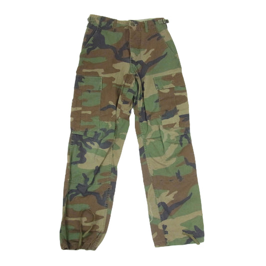 ヴィンテージ DLA-100-90-C-0301 US.ARMY 米軍実物 90s カーゴ パンツ カーキ系 サイズ表記無【中古】