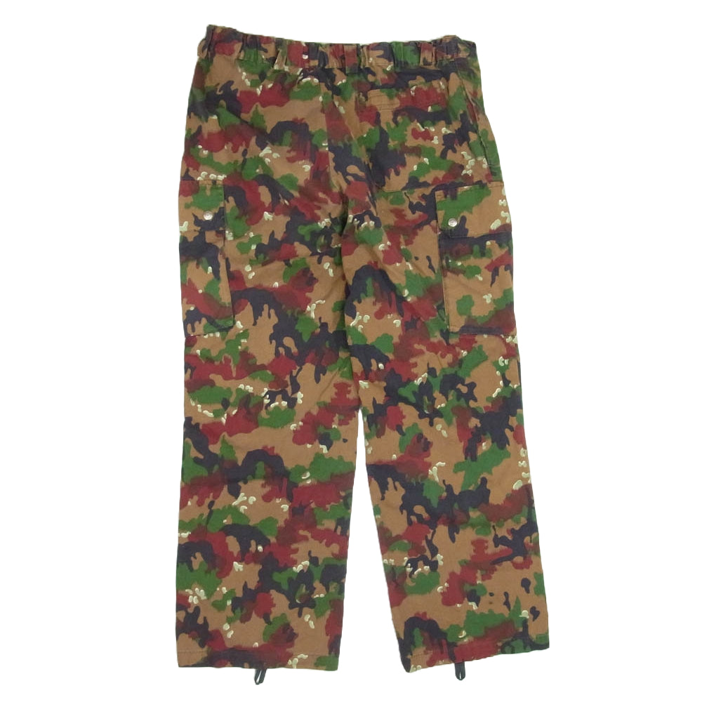 ヴィンテージ スイス軍 M-83 フィールドパンツ アルペンカモ ブラウン系 サイズ表記無【中古】