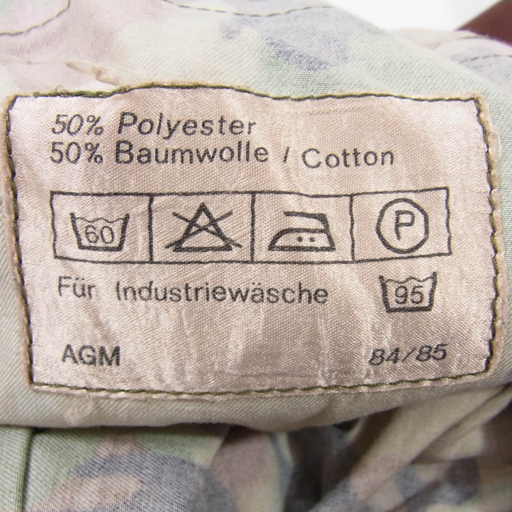 ヴィンテージ スイス軍 M-83 フィールドパンツ アルペンカモ ブラウン系 サイズ表記無【中古】