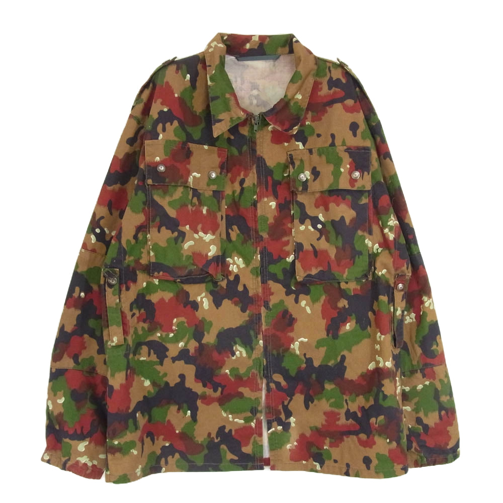 ヴィンテージ swiss army スイス軍 M-83 フィールドジャケット ブラウン系 サイズ表記無【中古】