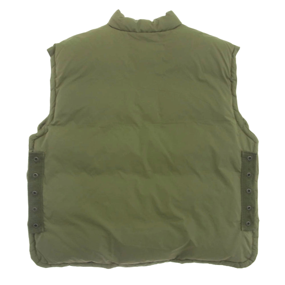 HOUSTON ヒューストン BODY ARMOR ミリタリー ボディー アーマー 中綿 ベスト カーキ系 M【中古】