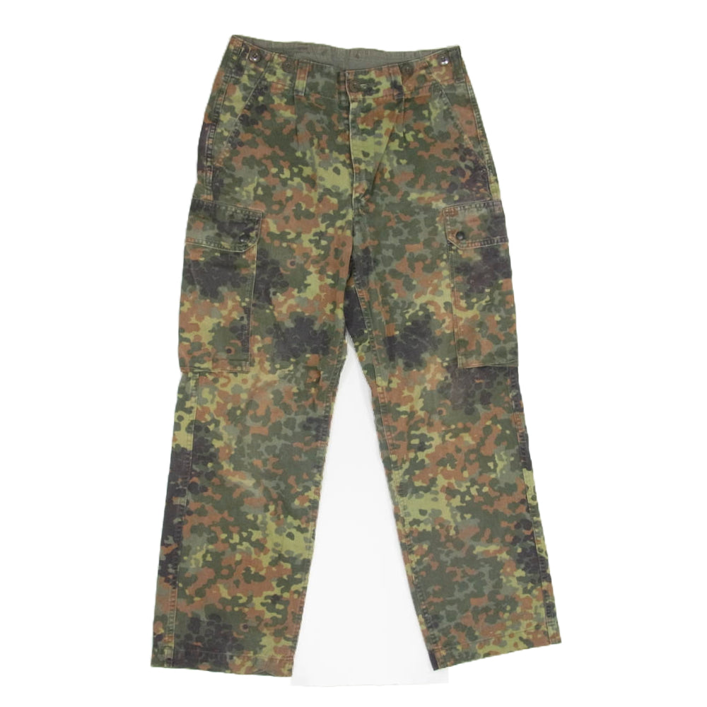 ヴィンテージ GERMAN ARMY ドイツ軍 90s フレクターカモ カーゴパンツ カーキ系 サイズ表記無【中古】