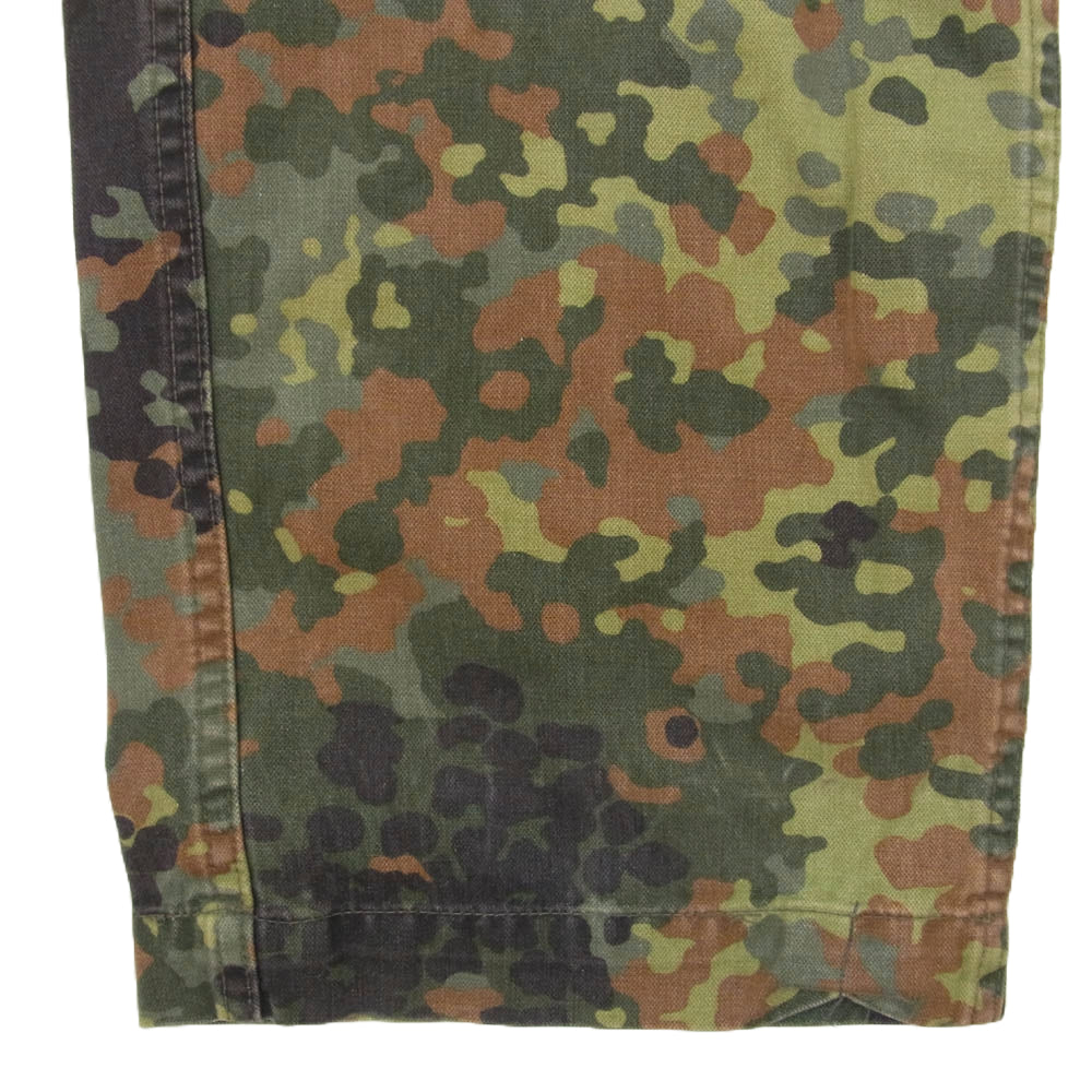 ヴィンテージ GERMAN ARMY ドイツ軍 90s フレクターカモ カーゴパンツ カーキ系 サイズ表記無【中古】