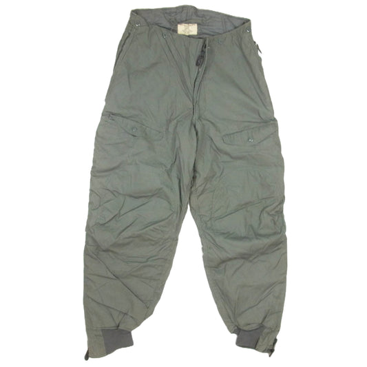 ヴィンテージ DSA100-77-C-1258 F-1B 70s 米軍実物 U.S.A.F F-1B フライト ミリタリー パンツ カーキ系 34【中古】