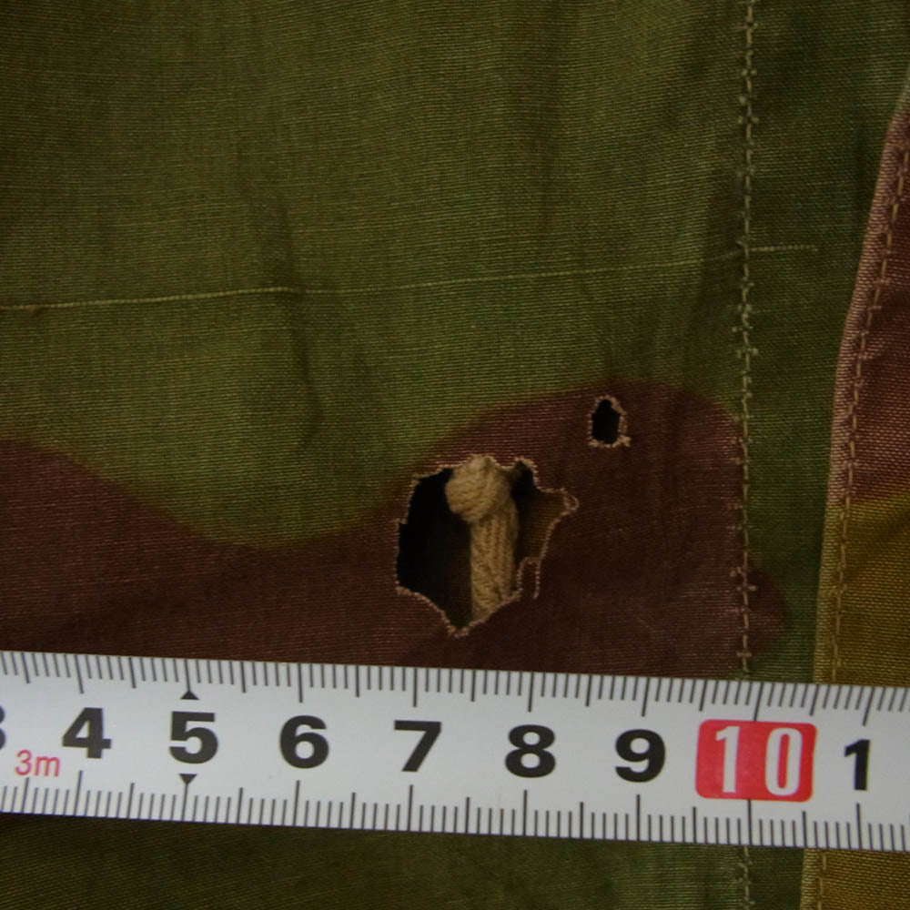 ヴィンテージ イタリア軍 パラトルーパー コンバットジャケット サンマルコカモ カーキ系 サイズ表記無【中古】